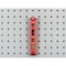 Triton Products 1 In. Single Rod 30 Degree Bend Steel Pegboard Hook for LocBoard, PK5 51113 - alternate 5